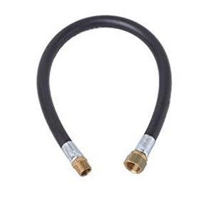 Flame King Thermo Plastic Hose Assembly for LP and Natural Gas, 24 Inch, 3/8 Inch - Flame King