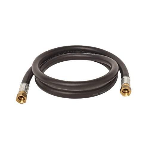 Flame King Thermo Rubber RV Slide Out Hose Assembly, 96 Inch, 3/8 Inch ID, Female to Female - Flame King