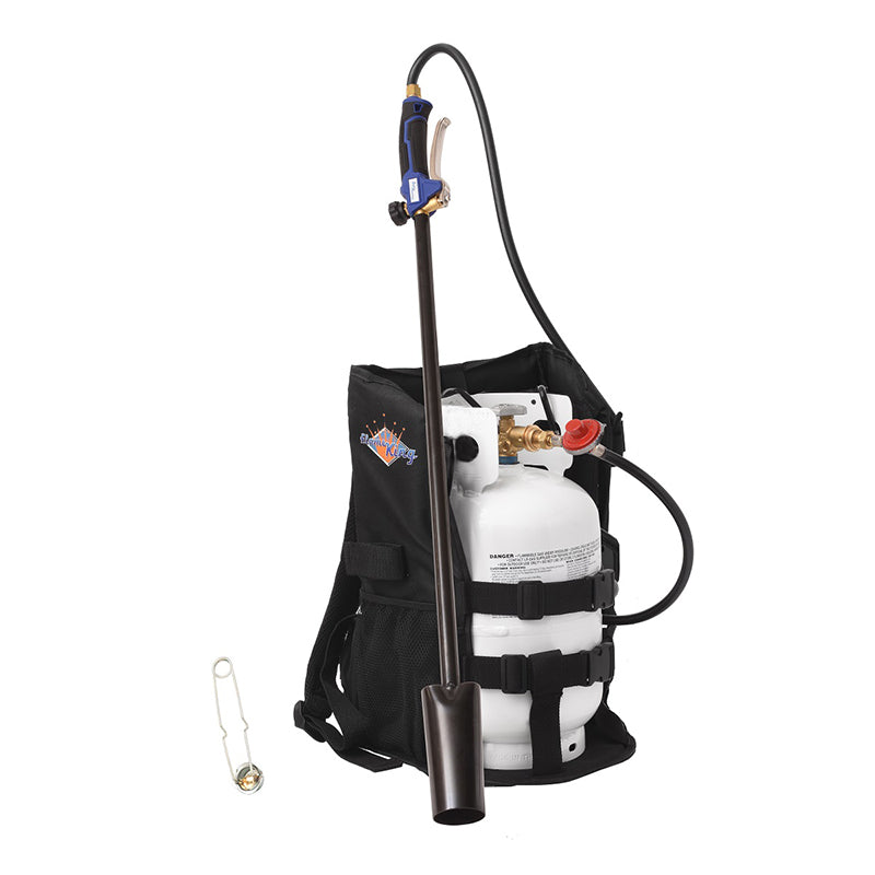 Bundle Propane Tank + 100 000 BTU Weed Burner Torch + Propane Backpack