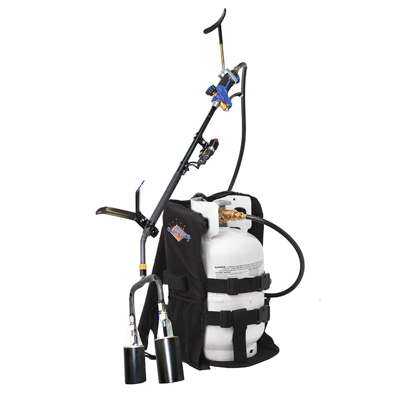 Bundle Propane Tank + 1 Million BTU Weed Burner Torch + Propane Backpack