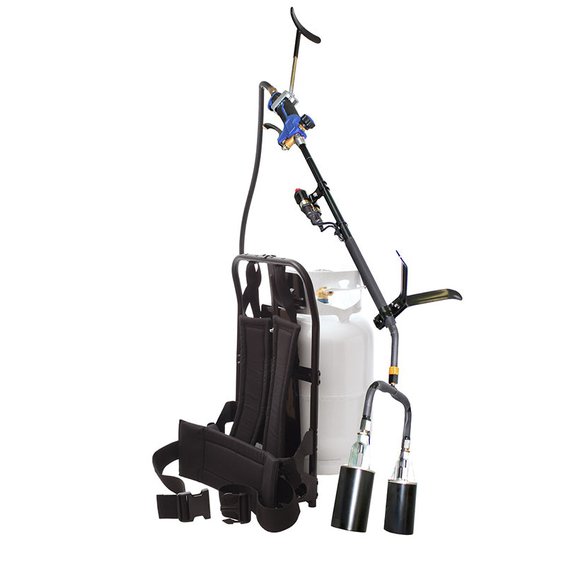 Bundle Propane Tank + 1 Million BTU Weed Burner Torch + Propane Metal Backpack