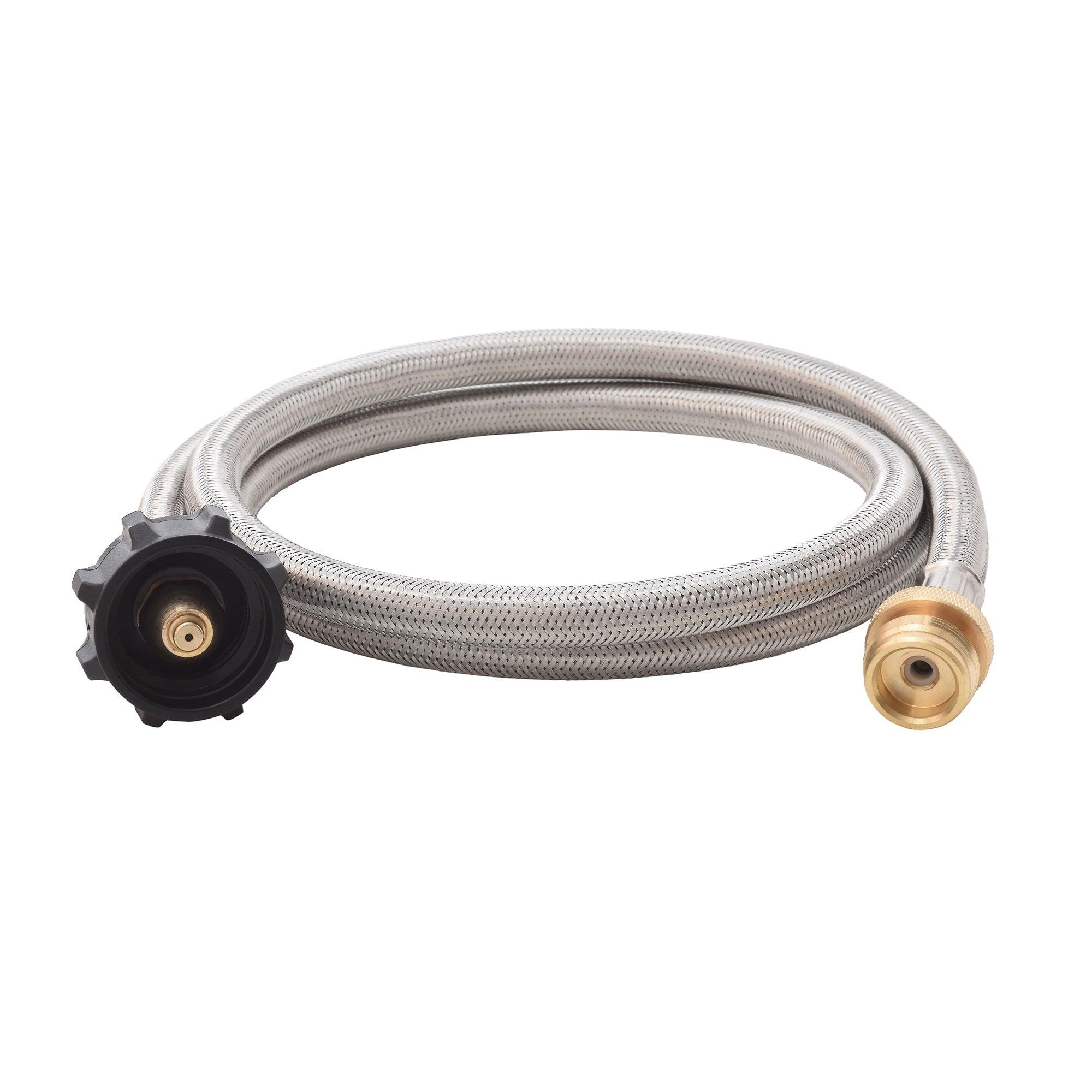 5 FT QCC to CGA600 Male Connection Steel Braided Hose